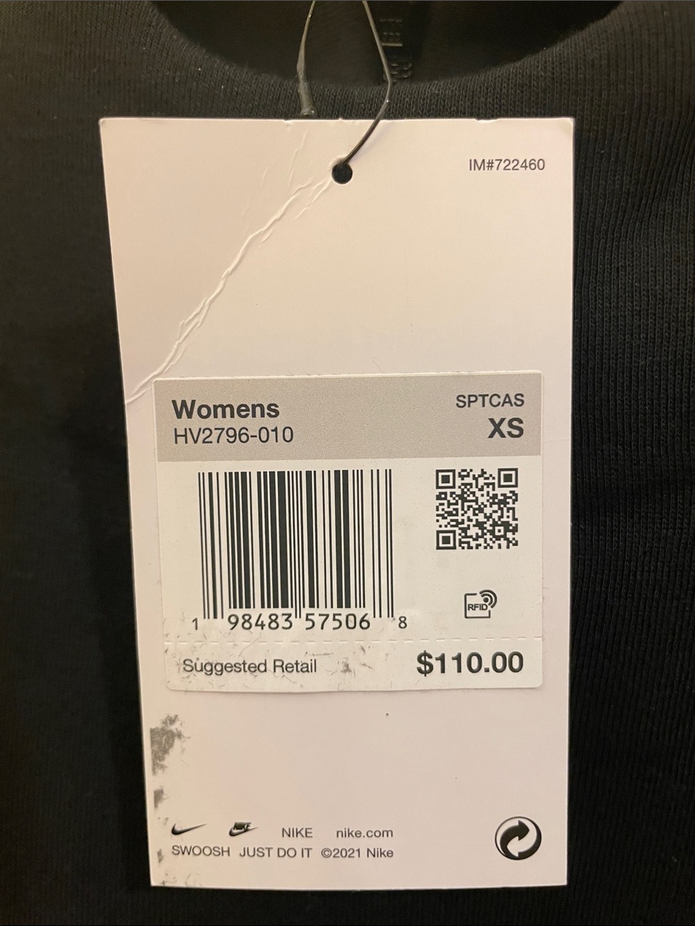 NWT Nike Women’s Sportswear Tech Fleece Mock-Neck Sweatshirt. Price is firm - Picture 3 of 12